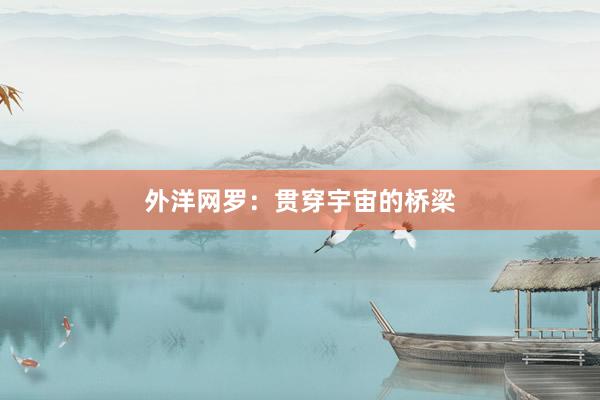 外洋网罗：贯穿宇宙的桥梁